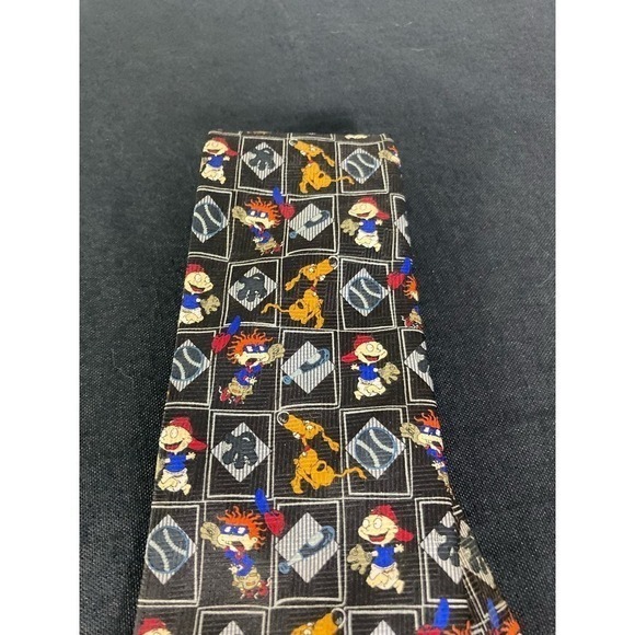 VTG 90s Nickelodeon Rugrats Tie Necktie Tommy & Chuckie Characters - Picture 8 of 9